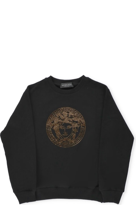 ガールズ Young Versaceのニットウェア＆スウェットシャツ Young Versace Medusa Sweatshirt