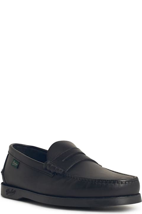 Paraboot Shoes for Men Paraboot 'coraux' Black Leather Loafers