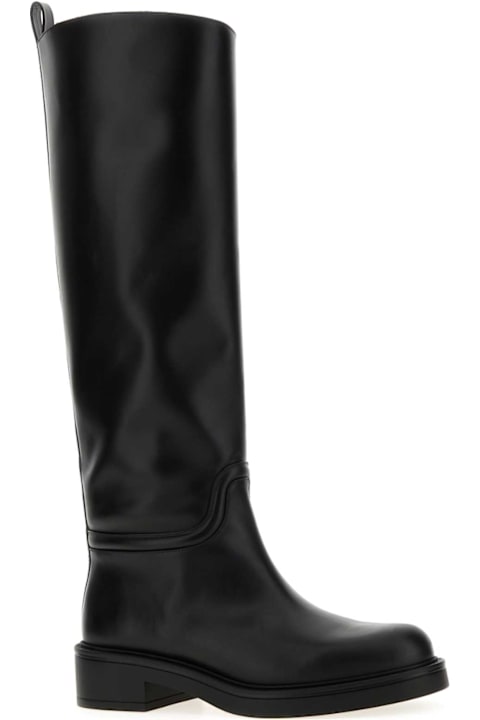Homeware Stuart Weitzman Black Leather Celia Boots