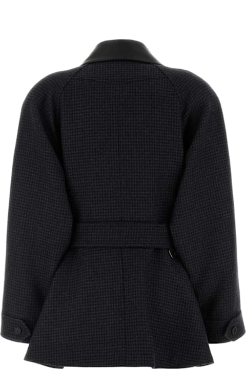 Chloé Embroidered Wool Coat