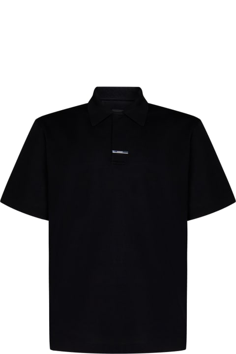 Givenchy Topwear for Men Givenchy Black Polo Shirt In Cotton