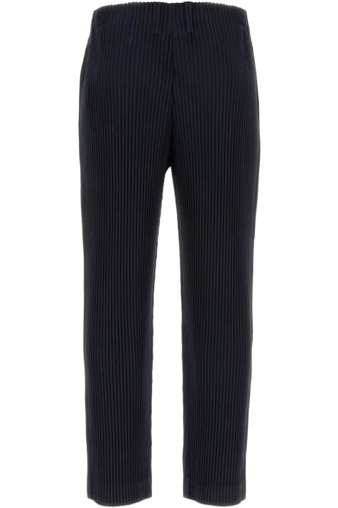 Midnight Blue Polyester Pant