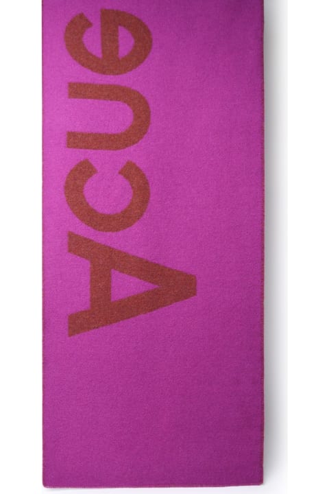 Scarves & Wraps for Women Acne Studios Fuchsia Wool Blend Scarf