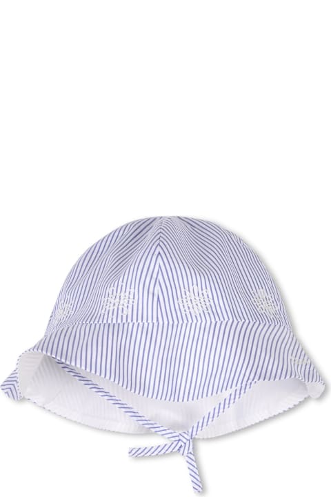 Accessories & Gifts for Girls Chloé Cappello A Righe Con Ricamo