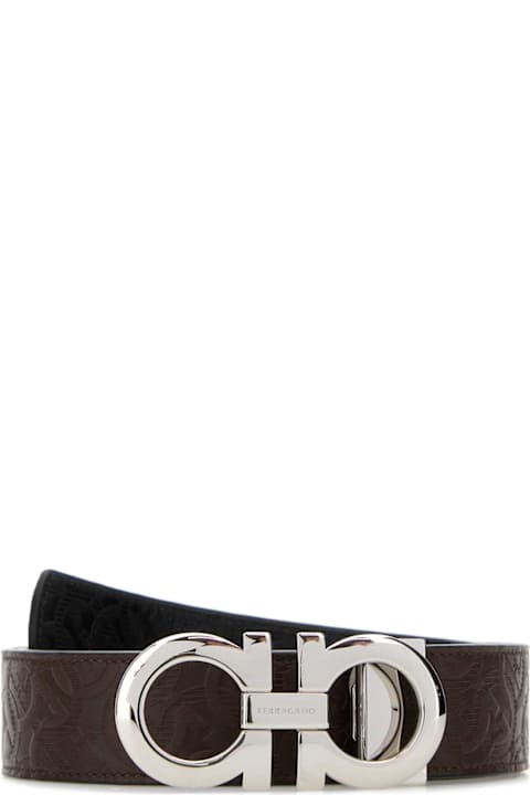 Ferragamo for Kids Ferragamo Brown Leather Reversible Belt