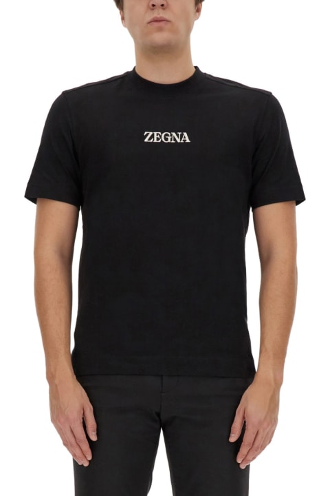 Zegna Men Zegna T-shirt With Logo