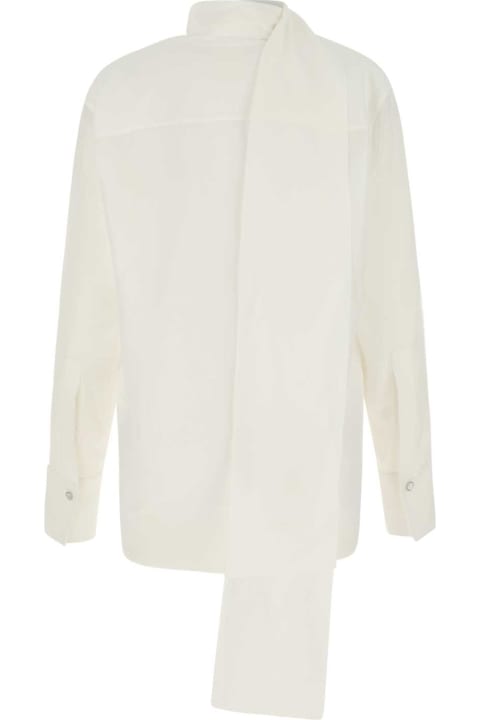 Givenchy for Women Givenchy White Crepe Blouse