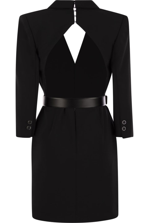 Elisabetta Franchi Coats & Jackets for Women Elisabetta Franchi Robe-manteau In Crepe With Cut Out Back