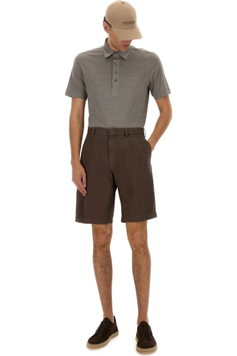 Zegna Pants for Men Zegna Summer Chino Shorts