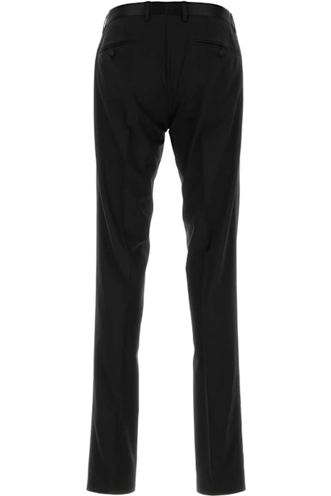 Homeware Dolce & Gabbana Black Stretch Wool Blend Pant