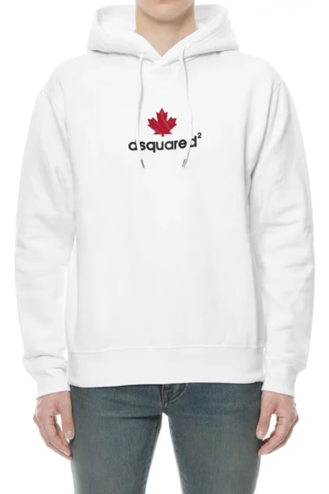 Dsquared2 Sale for Men Dsquared2 Cotton Hooded Sweatshirt