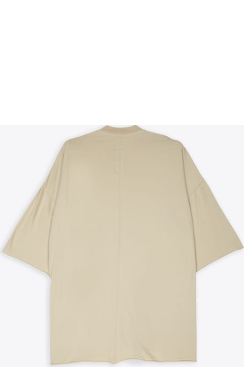 メンズ DRKSHDWのトップス DRKSHDW Tommy T Sand colour cotton oversized t-shirt with raw-cut hems - Tommy T