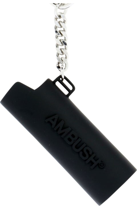 Accessories for Men AMBUSH Logo Detailed Lighter Case Keychain