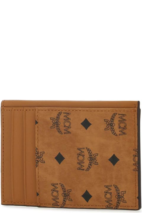 Wallets for Women MCM Printed Leather Cardholder