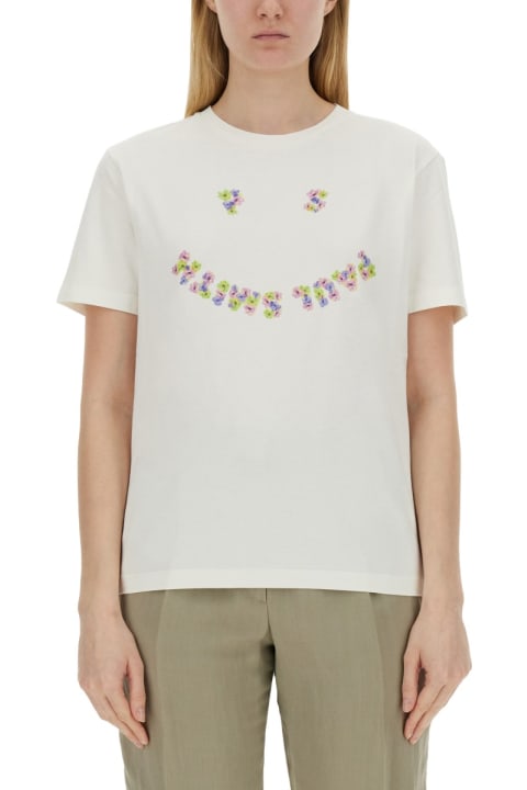 PS by Paul Smith Topwear for Women PS by Paul Smith T-shirt "floral"