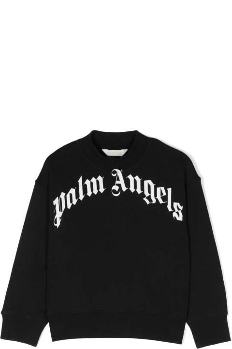Palm Angels for Kids Palm Angels Palm Angels Sweaters Black