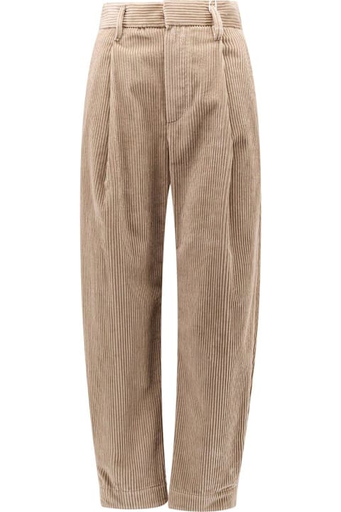 Brunello Cucinelli Pants & Shorts for Women Brunello Cucinelli High-waist Corduroy Trousers