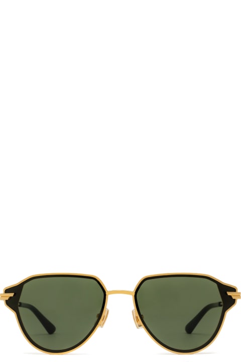 ウィメンズ Bottega Veneta Eyewearのアイウェア Bottega Veneta Eyewear Bv1271s Gold Sunglasses
