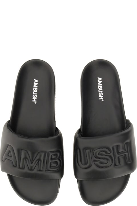 メンズ AMBUSHのその他各種シューズ AMBUSH Leather Slide Sandal
