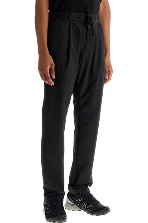 سراويل لـ القسم الرجالي Herno High-waisted Black Nylon Women's Pants
