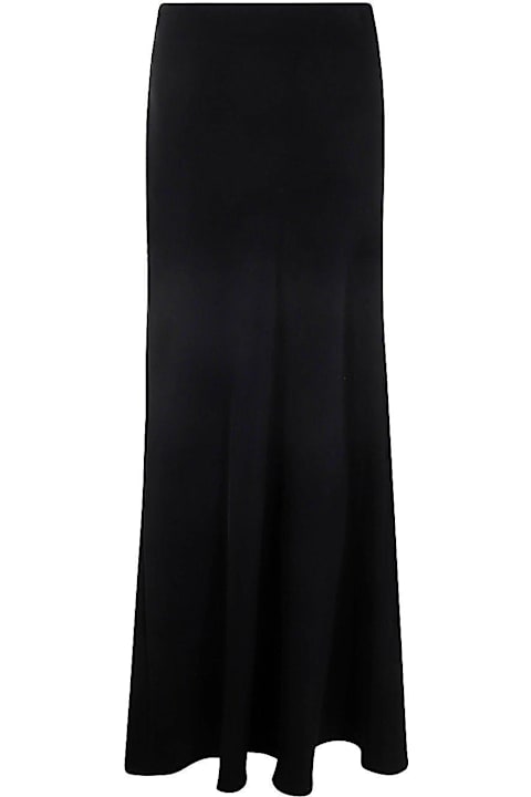 Parosh تنورات لـ السيدات Parosh Poker Asymmetric Hem Maxi Skirt