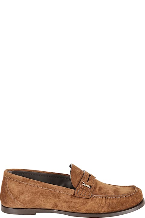Saint Laurent Suede Loafers