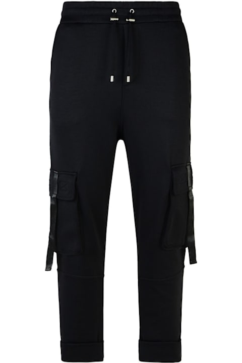 メンズ Balmainのボトムス Balmain Pocket Detailed Drawstring Joggers