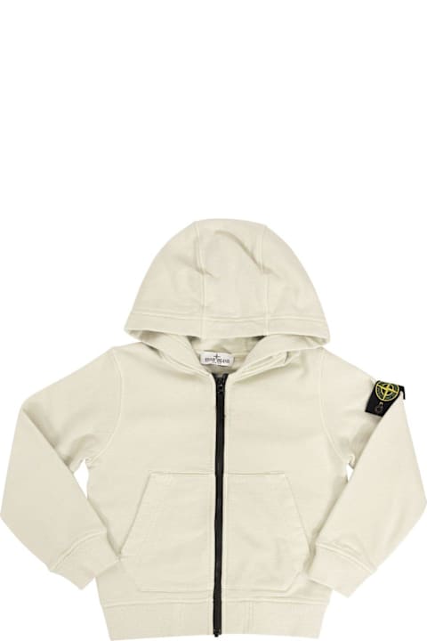 Homeware Stone Island Compass Patch Zip-up Hoodie