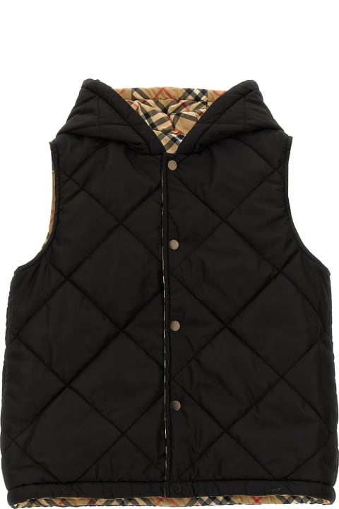 ガールズ Burberryのコート＆ジャケット Burberry 'slade' Vest