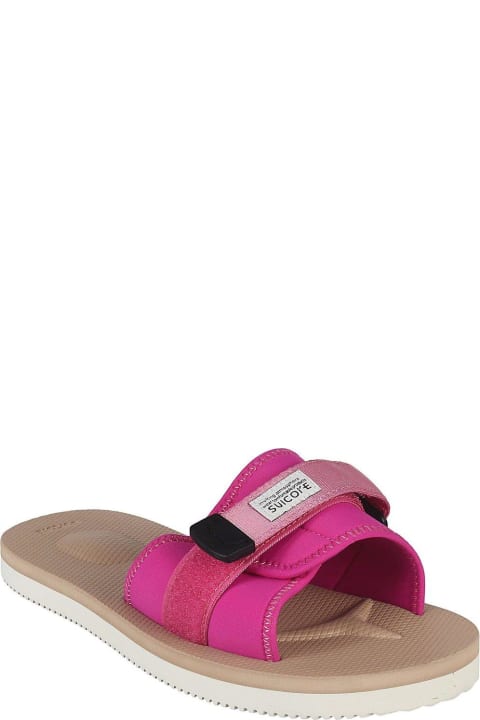 SUICOKE Shoes for Women SUICOKE Padri Logo Patch Sandals