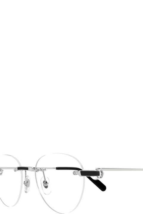 Cartier Eyewear Eyewear for Men Cartier Eyewear Ct0517o-002 Silver-silver-transparent