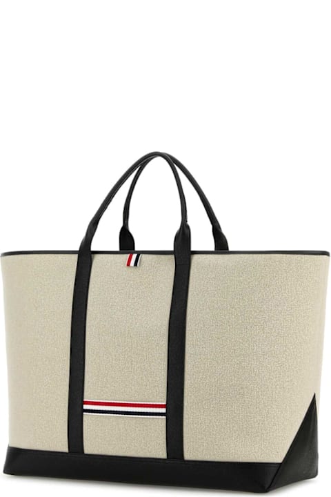 Thom Browne for Men Thom Browne Sand Canvas Travel Bag