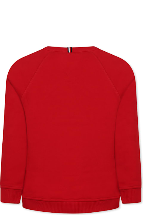Homeware Tommy Hilfiger Burgundy Sweatshirt For Kids With Logo