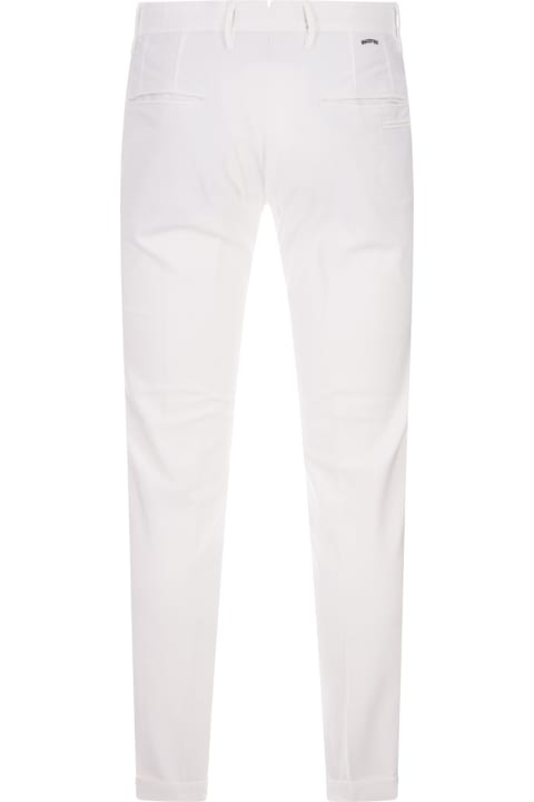 Fashion for Men Incotex White Slim Fit Trousers