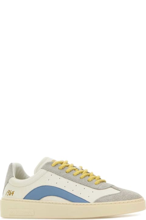 Homeware Dsquared2 Multicolor Leather Rider Sneakers