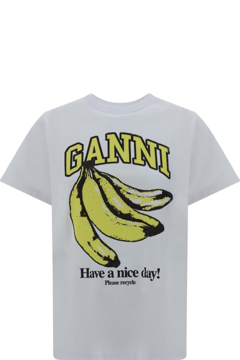 Ganni Topwear for Women Ganni Basic Banana T-shirt