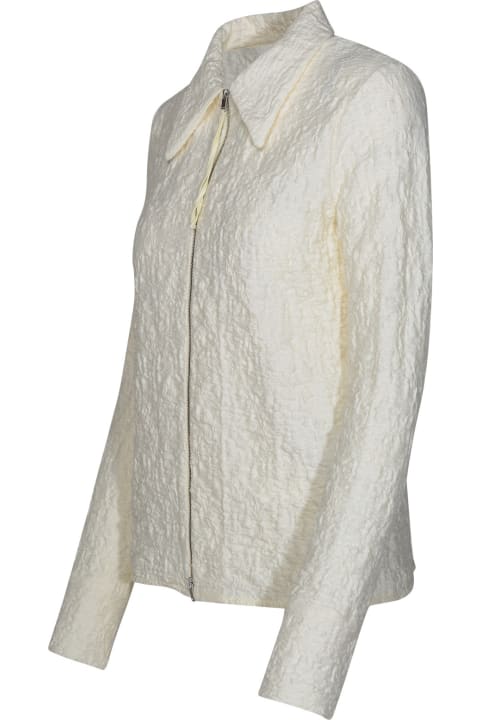 Jil Sander Coats & Jackets for Women Jil Sander Ivory Cotton Jacket