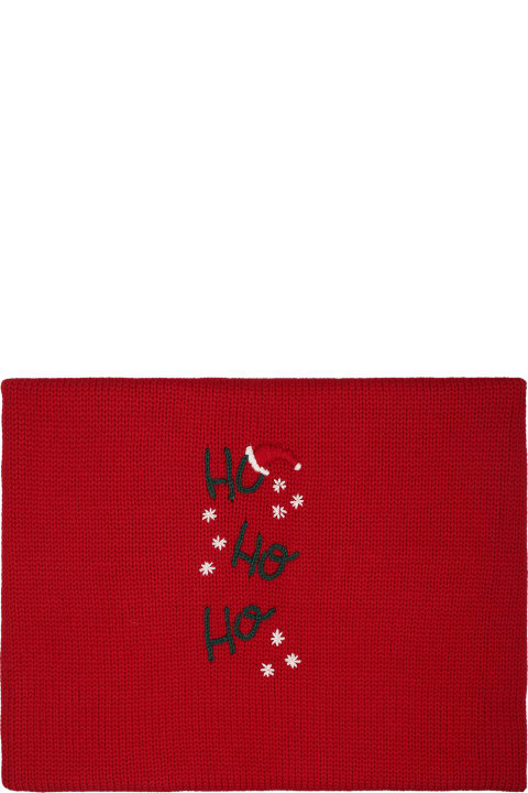 Accessories & Gifts for Baby Girls La stupenderia Red Blanket For Babykids With Writing