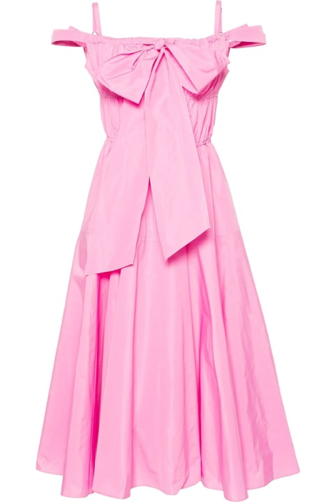 Fashion for Women Patou Rose Pink Faille Midi Dress