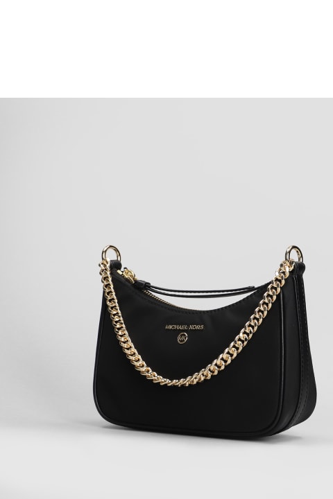 MAISON MICHEL 1027059001BLACK 関税送料込 Michael Kors Jet Set Charm Shoulder Bag In Black Fabric