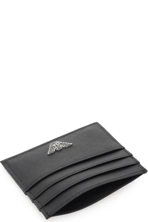 Emporio Armani Wallets for Men Emporio Armani Eagle Cardholder