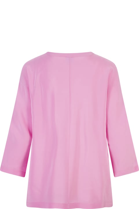 Aspesi Topwear for Women Aspesi Pink Silk Blouse