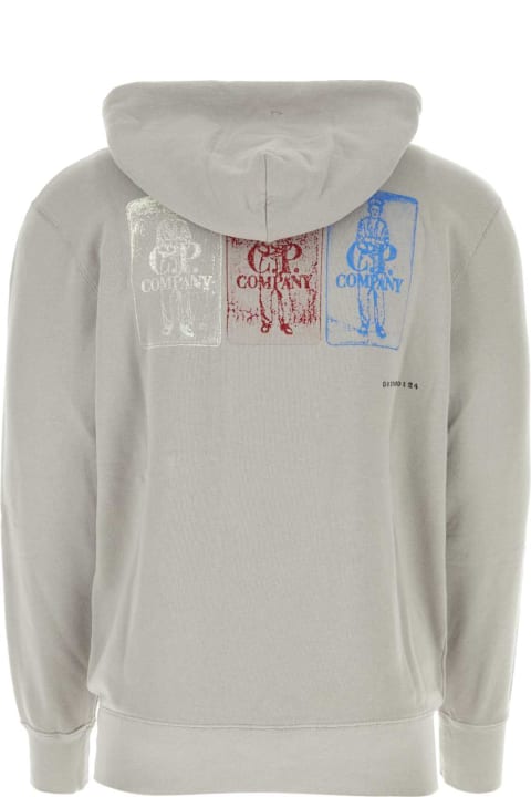 C.P. Company Fleeces & Tracksuits for Men C.P. Company Grey Cotton Sweatshirt