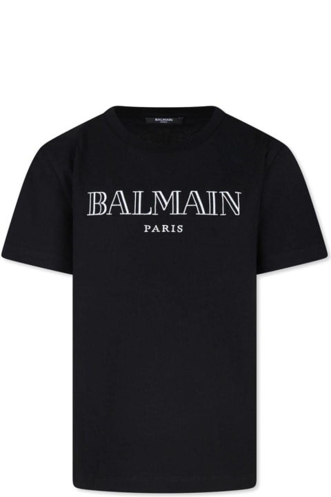 Balmain T-Shirts & Polo Shirts for Girls Balmain T-shirt Con Logo