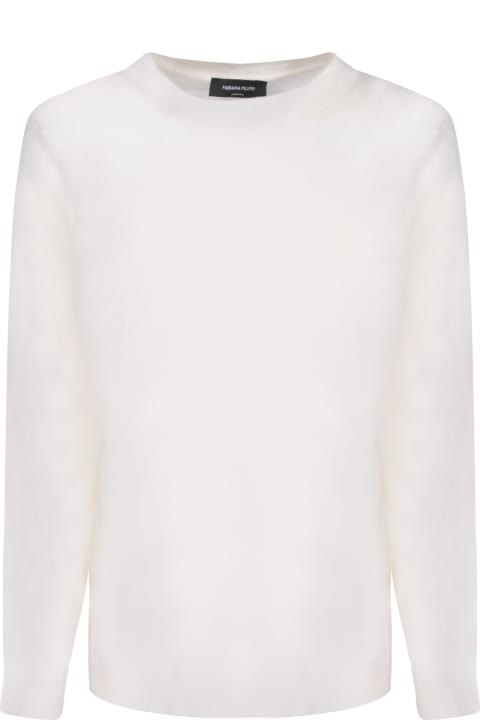 Fabiana Filippi Sweaters for Women Fabiana Filippi Premium Yarn White Sweater