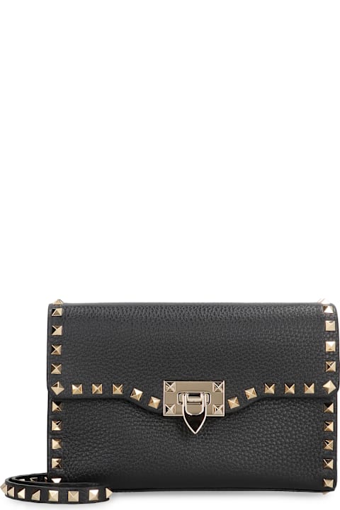 Sale for Women Valentino Garavani Rockstud Small Leather Crossbody Bag