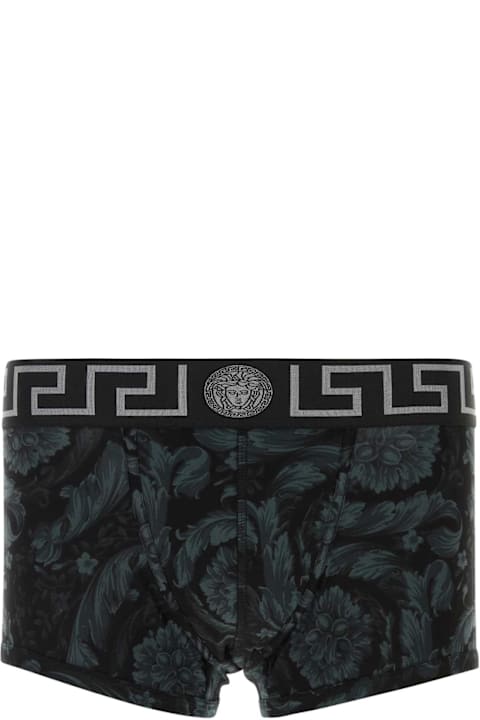 Homeware Versace Printed Stretch Cotton Boxer