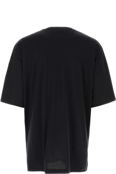 Y-3 for Men Y-3 Black Cotton T-shirt