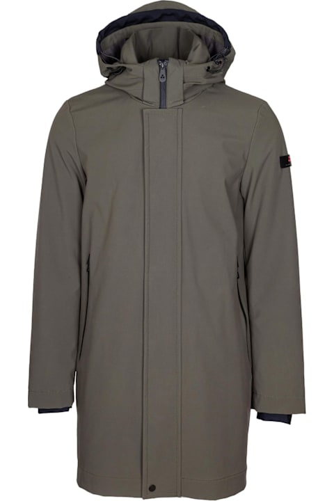 Homeware Peuterey Albali Kp Parka In Technical Fabric, Green