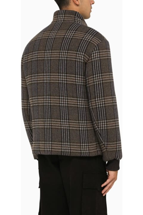 Etro Coats & Jackets for Men Etro Checked Wool Padded Jacket